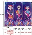 OBL10452878 - 12寸开窗盒【实身11关节肥童 带灯光 音乐身体 单人装加吉他和耳机】K-POP猎魔女团 鲁米 米拉 佐伊 娃娃系列