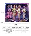 OBL10452903 - 11.5寸开窗盒【实身11关节带灯光音乐身体 三人装加星巴克杯 大包 眼镜 香水瓶吸塑配件】K-POP 猎魔女团 鲁米 米拉 佐伊 娃娃系列