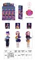 OBL10452915 - 12寸 展示盒 盲盒 12只装【实身肥童11关节 带灯光 音乐身体 单人装加吉他和耳机配件】K-POP猎魔女团 鲁米 米拉 佐伊 娃娃系列