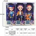 OBL10452944 - 14寸开窗盒【实身肥童 带灯光 音乐身体 4D眼睛 单人装加大号耳机和吉他配件】K-POP猎魔女团 鲁米 米拉 佐伊 娃娃系列