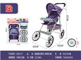 OBL10453215 - 蓝底/粉花厚布推车(铁)
(卡头.袋)