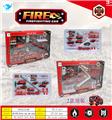 OBL10453736 - 1:87合金滑行消防组合