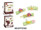 OBL10453973 - DIY小颗粒积木女孩发夹饰品（花朵系列-风铃花）30PCS