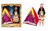 OBL10454400 - 1比1  海洋帐篷11.5寸11关节实身海洋奇缘电影真人版礼仪服饰莫啊娜带项链