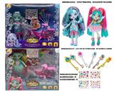 OBL10454852 - Magic Mixies主题系列6.5寸12关节实身神奇魔法精灵带单车套装