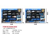 OBL10455630 - 合金警察车套装12PCS