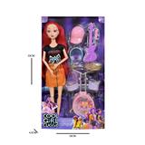 OBL10457284 - K-POP 猎魔女团动画版11.5寸12关节实身Rumi鲁米打歌芭比带吸塑配件