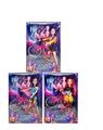 OBL10457300 - 第1代K-POP 猎魔  11.5寸12关节实身猎魔女团，带溜冰鞋羽毛拍套装  赛车