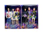 OBL10457305 - 第3代K-POP 猎魔11.5寸12关节实身猎魔女团，猎魔男团三人混装带吉他带照相机