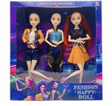 OBL10457326 -   K-POP 猎魔女团真人版11.5寸12关节实身带Rumi鲁米打歌芭比3人混装
