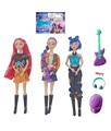 OBL10457331 -   K-POP 猎魔女团真人版11.5寸实身芭比带吉他话筒帽子耳机三款混装