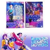 OBL10457357 - K-POP 猎魔女团真人版11.5寸12关节实身Rumi鲁米打歌芭比带吸塑配件