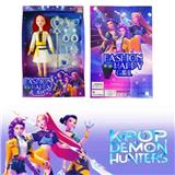 OBL10457358 - K-POP 猎魔女团真人版11.5寸12关节实身Rumi鲁米打歌芭比带吸塑配件