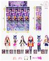 OBL10458317 - K-POP 猎魔女团真人版11.5寸9关节实身带灯光音乐芭芘带摇滚吉他话筒耳机6款12PCS