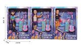 OBL10458325 - K-POP 猎魔女团11.5寸12关节实身芭芘带吉他电子琴耳机话筒眼镜吸塑三款随机混装