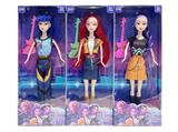OBL10458334 - K-POP 猎魔女团动画版11.5寸活手实身摇滚芭芘带吉他三人随机混装