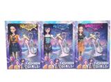 OBL10458342 - K-POP 猎魔女团动画版11.5寸12关节活手实身摇滚芭芘带话筒吉他皇冠三人随机混装