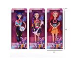 OBL10459252 - K-POP 猎魔女团真人版11.5寸12关节实身带七彩灯光主题曲米佐伊米cospiay朋克芭比带驻唱话筒三款混装