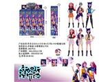 OBL10459285 - 1比1 KPOP 猎魔女团  11.5寸11关节实身芭比3款12PC混装