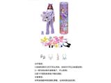 OBL10460155 - 20代高档惊喜11.5寸12关节实身彩虹口袋熊萌宠芭比带1套动物毛绒时装衣服。带发夹，手提包，鞋子。4款配件