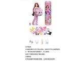 OBL10460156 - 20代高档惊喜11.5寸12关节实身彩虹口袋熊萌宠芭比带1套动物毛绒时装衣服。带发夹，手提包，鞋子。4款配件