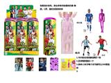 OBL10460288 - 浴盐泡澡系列11.5寸13关节实身世界杯明星带足球带卡片随机一张明星卡片3款6PC随机混装