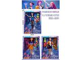 OBL10460481 - K-POP 猎魔女团真人版11.5寸12关节实身Rumi鲁米打歌芭比带配件