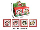 OBL10462388 - 圣诞主题DIY串珠+ 发绳精美女孩过家家玩具套装 12PCS