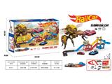 OBL10462787 - 风火轮合金1:64弹射机械大黄蜂道停车场