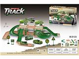 OBL10462809 - 益智拼装DIY军事基地停车场37PCS(GCC)