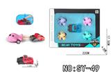 OBL10462857 - 单车头弹射4色飞机回力5PCS
