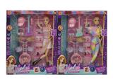 OBL10463405 - 11寸11关节实身时尚芭比+配件2款混装 新品