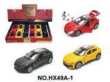 OBL10463521 - 1:36  回力合金车模-法拉利 带灯光音乐（3色混装）