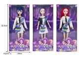 OBL10464291 - 11.5寸实身11关节K-POP猎魔女团娃娃带配件