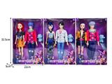 OBL10464325 - 11.5寸实身11关节K-POP猎魔男团猎魔女团娃娃2只装带配件