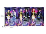 OBL10464352 - 11.5寸实身11关节K-POP猎魔男团猎魔女团娃娃2只装带配件