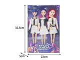 OBL10464356 - 11.5寸实身11关节K-POP猎魔女团娃娃3只装