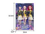 OBL10464362 - 11.5寸实身11关节K-POP猎魔女团娃娃3只装（带配件）