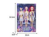 OBL10464363 - 11.5寸实身11关节K-POP猎魔女团娃娃3只装（带配件）