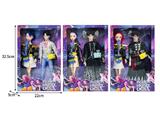 OBL10464372 - 11.5寸实身11关节K-POP猎魔男团猎魔女团娃娃2只装带配件
