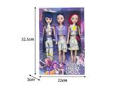 OBL10464379 - 11.5寸实身11关节K-POP猎魔女团娃娃3只装