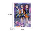 OBL10464380 - 11.5寸实身11关节K-POP猎魔女团娃娃3只装（带配件）