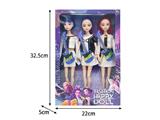OBL10464381 - 11.5寸实身11关节K-POP猎魔女团娃娃3只装（带配件）