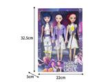 OBL10464382 - 11.5寸实身11关节K-POP猎魔女团娃娃3只装（带配件）
