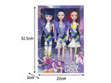 OBL10464384 - 11.5寸实身11关节K-POP猎魔女团娃娃3只装（带配件）