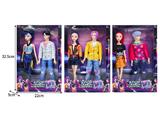 OBL10464400 - 11.5寸实身11关节K-POP猎魔男团猎魔女团娃娃2只装带配件