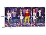 OBL10464401 - 11.5寸实身11关节K-POP猎魔男团猎魔女团娃娃2只装带配件