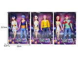 OBL10464403 - 11.5寸实身11关节K-POP猎魔男团猎魔女团娃娃2只装带配件