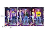 OBL10464404 - 11.5寸实身11关节K-POP猎魔男团猎魔女团娃娃2只装带配件