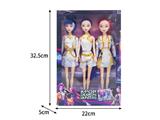OBL10464408 - 11.5寸实身11关节K-POP猎魔女团娃娃3只装